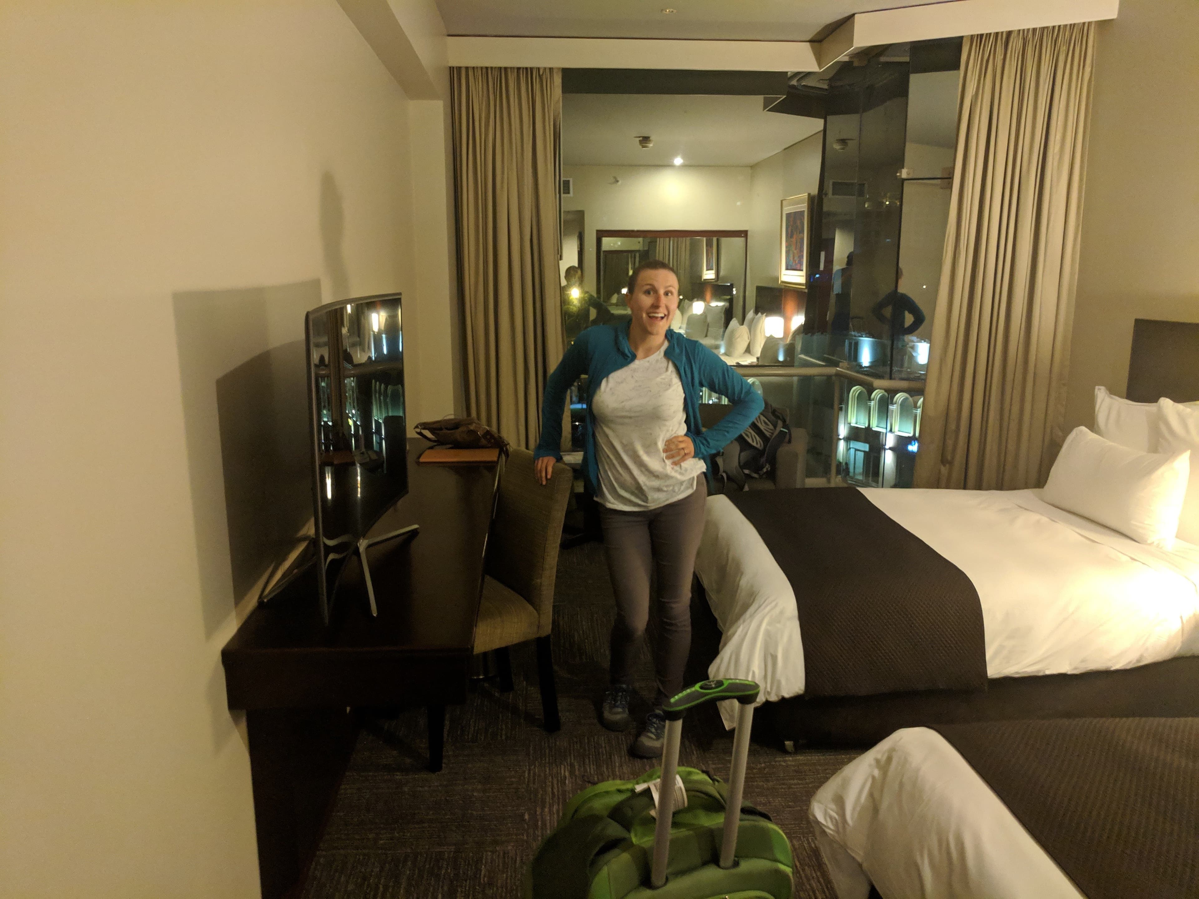 Fancy hotel room