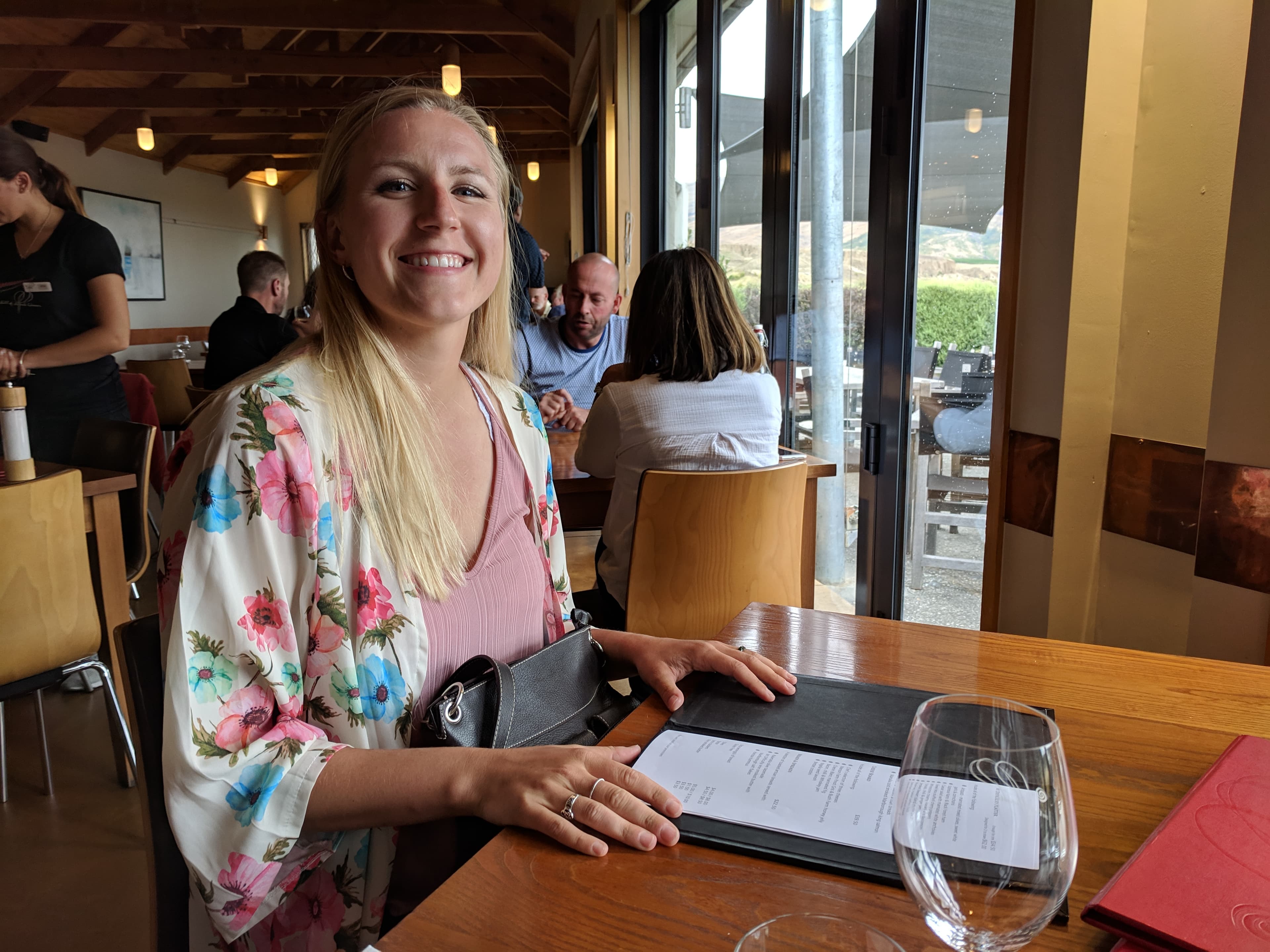 Lauren birthday lunch at Mt. Difficulty Winery