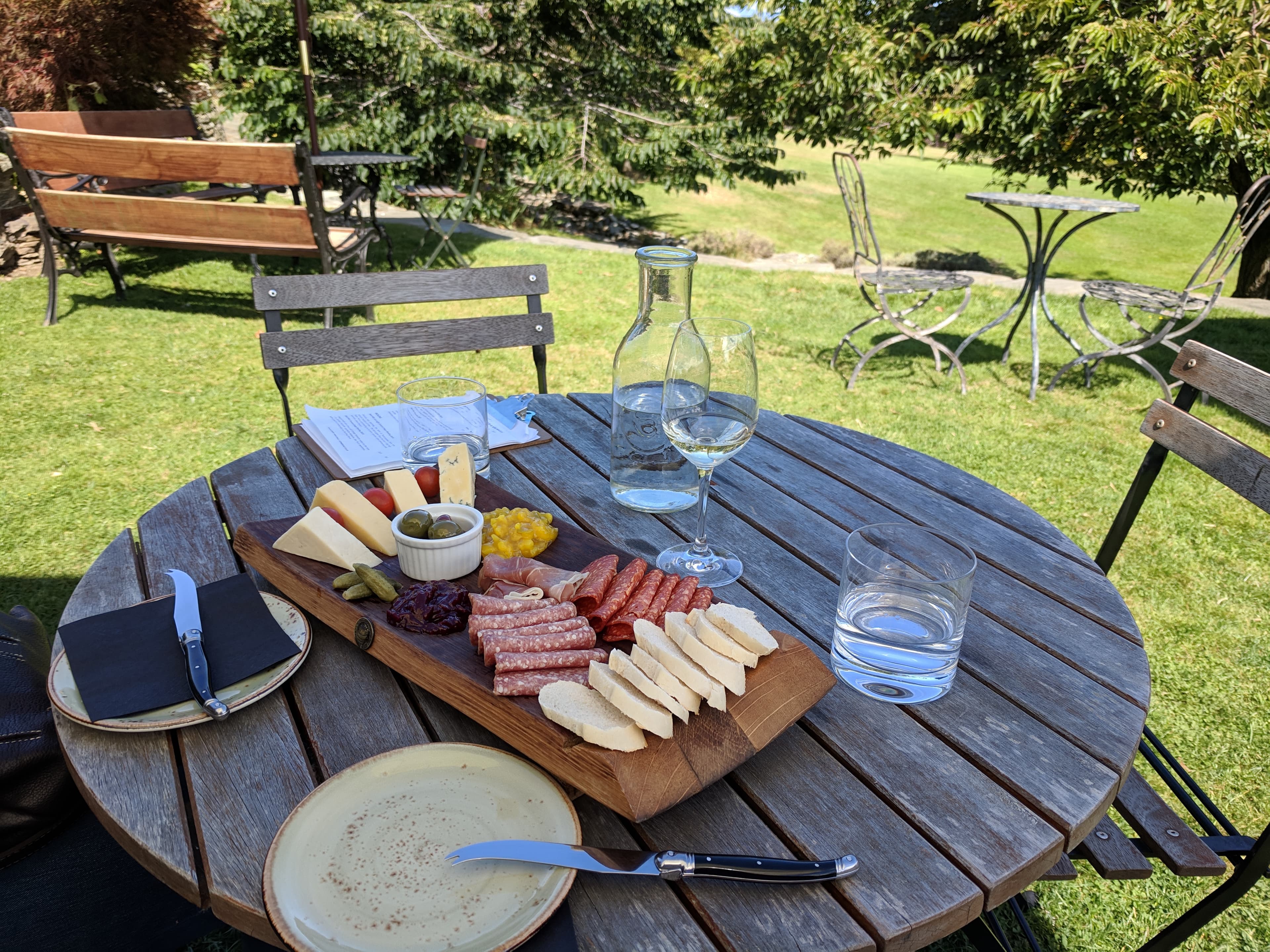 Charcuterie at Stoneridge Estate Queenstown