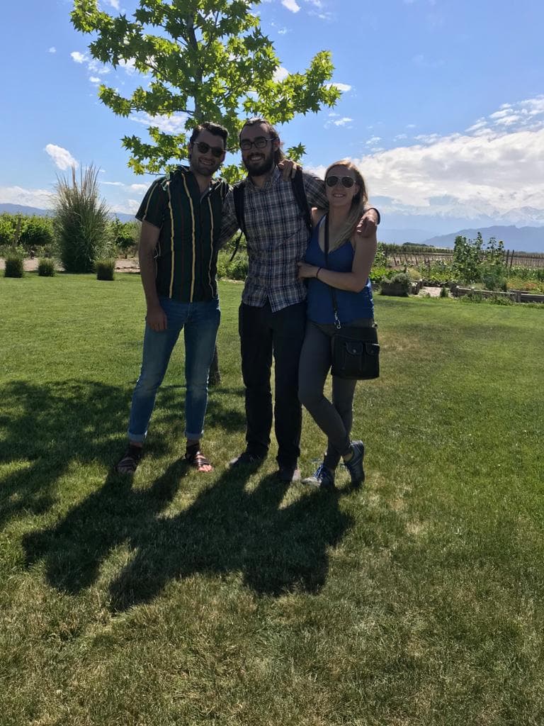 Josh, Gerrod, and Lauren at Ruca Malen