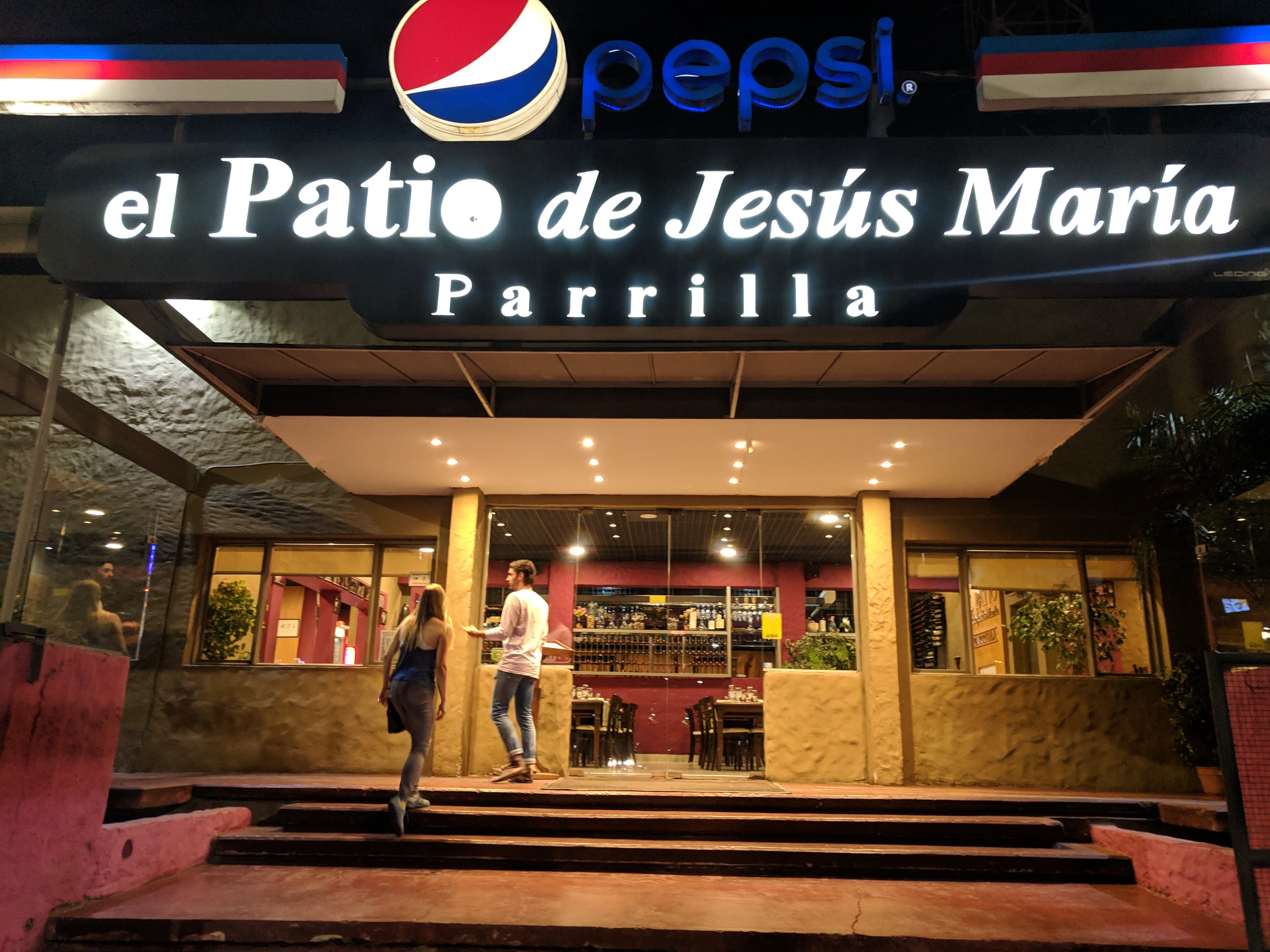 Arriving at Parrilla