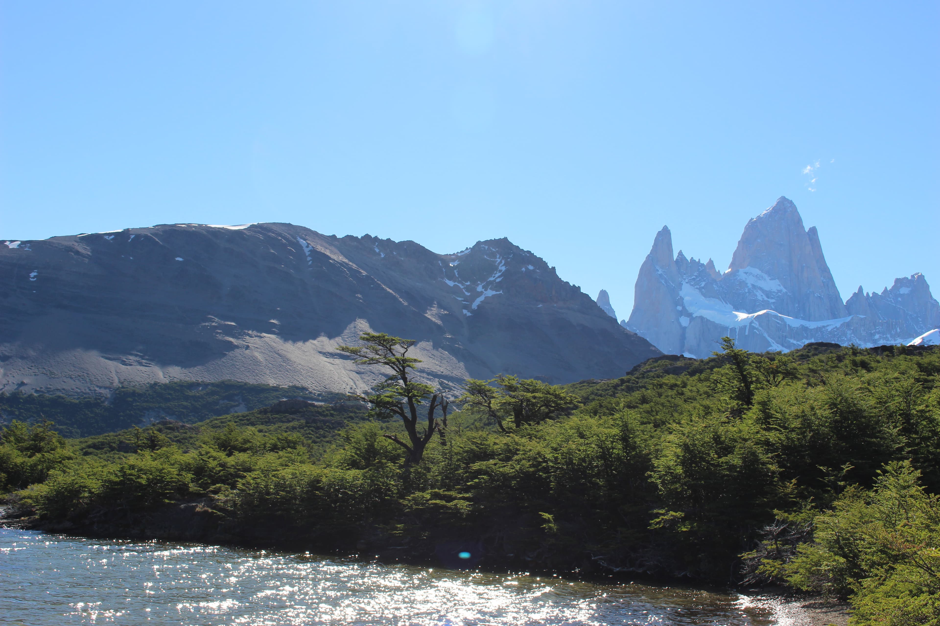 Lovely view of Fitz Roy near Chorrillo del Salto