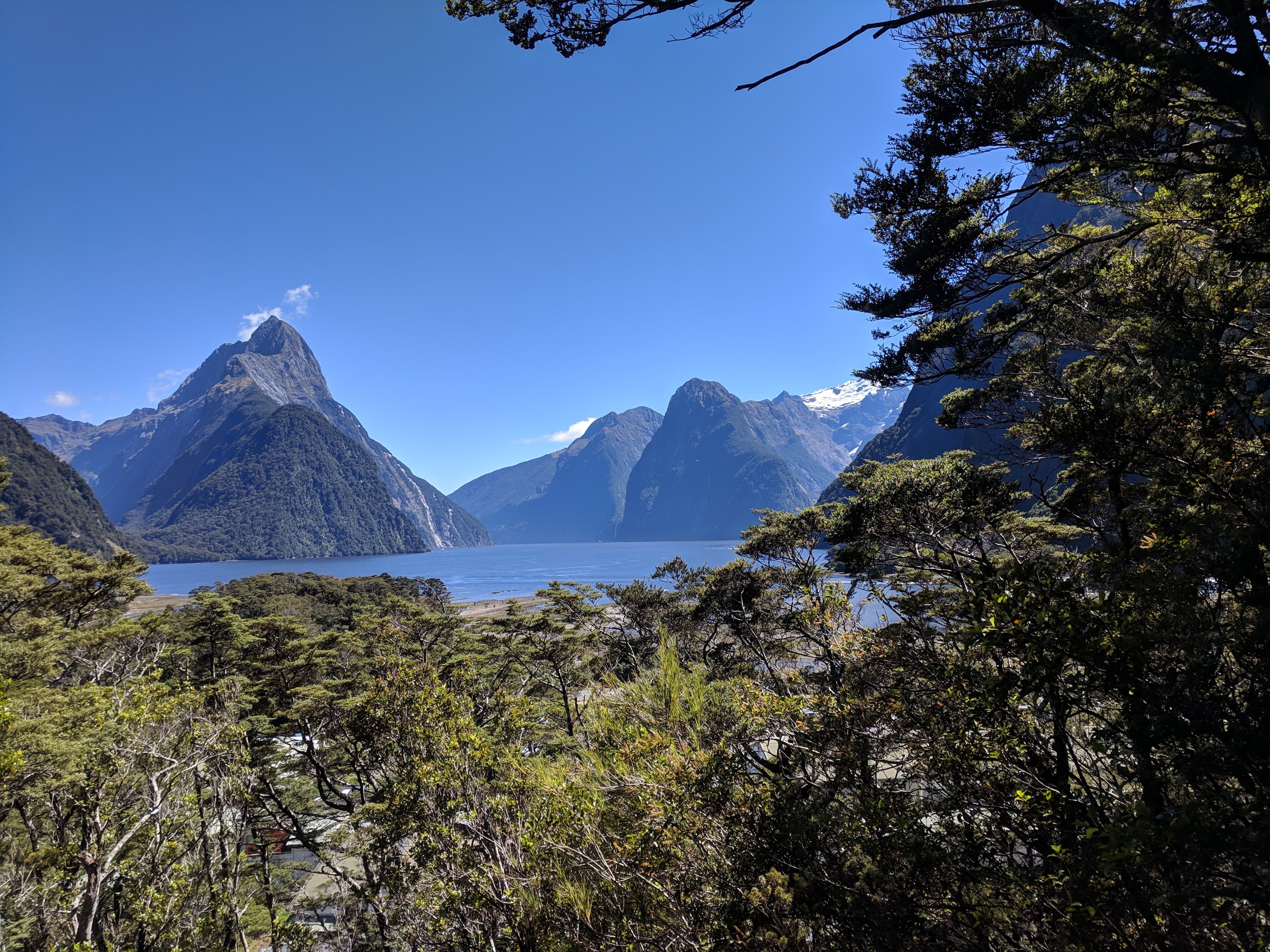 Seeing the Milford Sound from a higher viewpoint