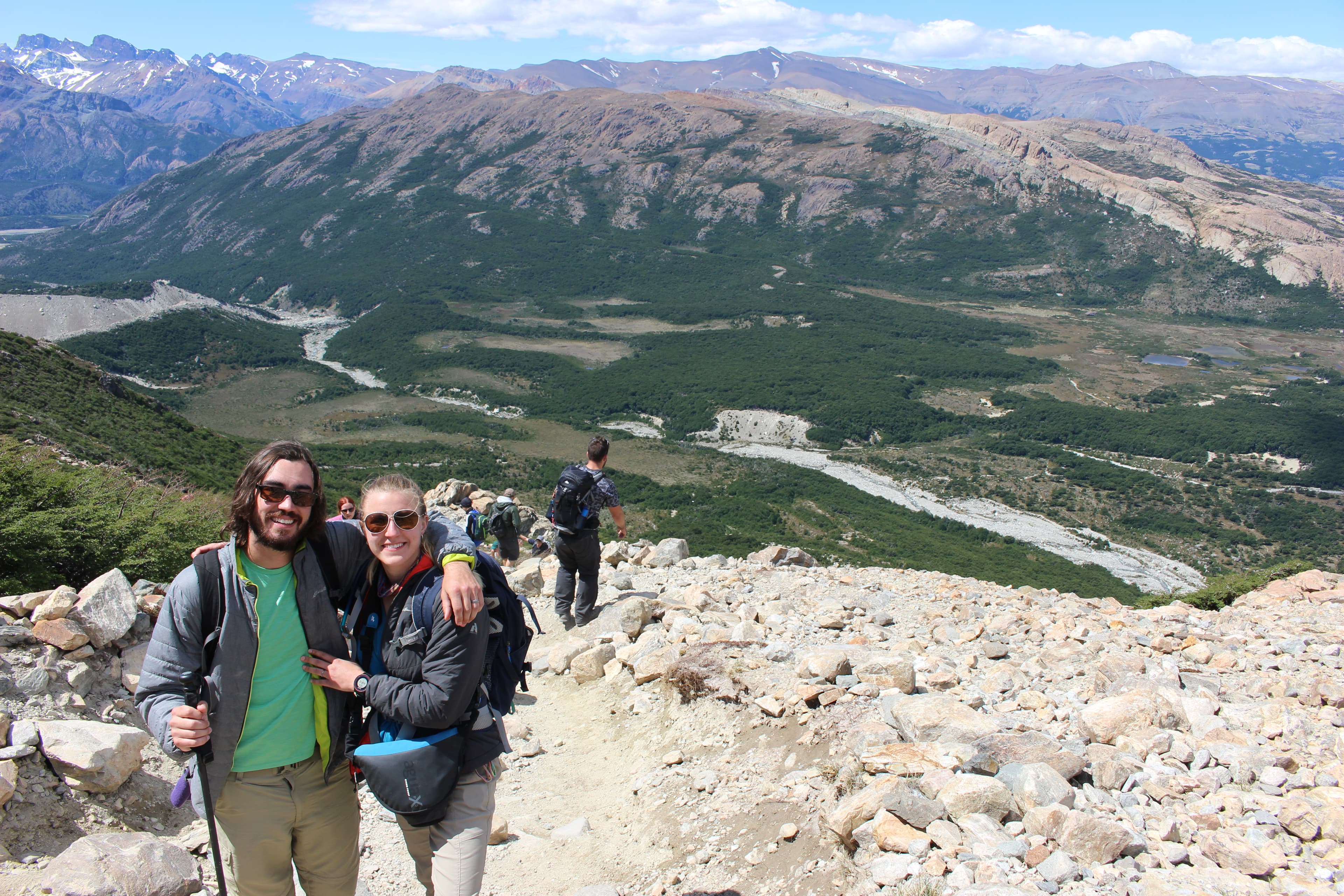 Lauren and Gerrod posing after a successful summit