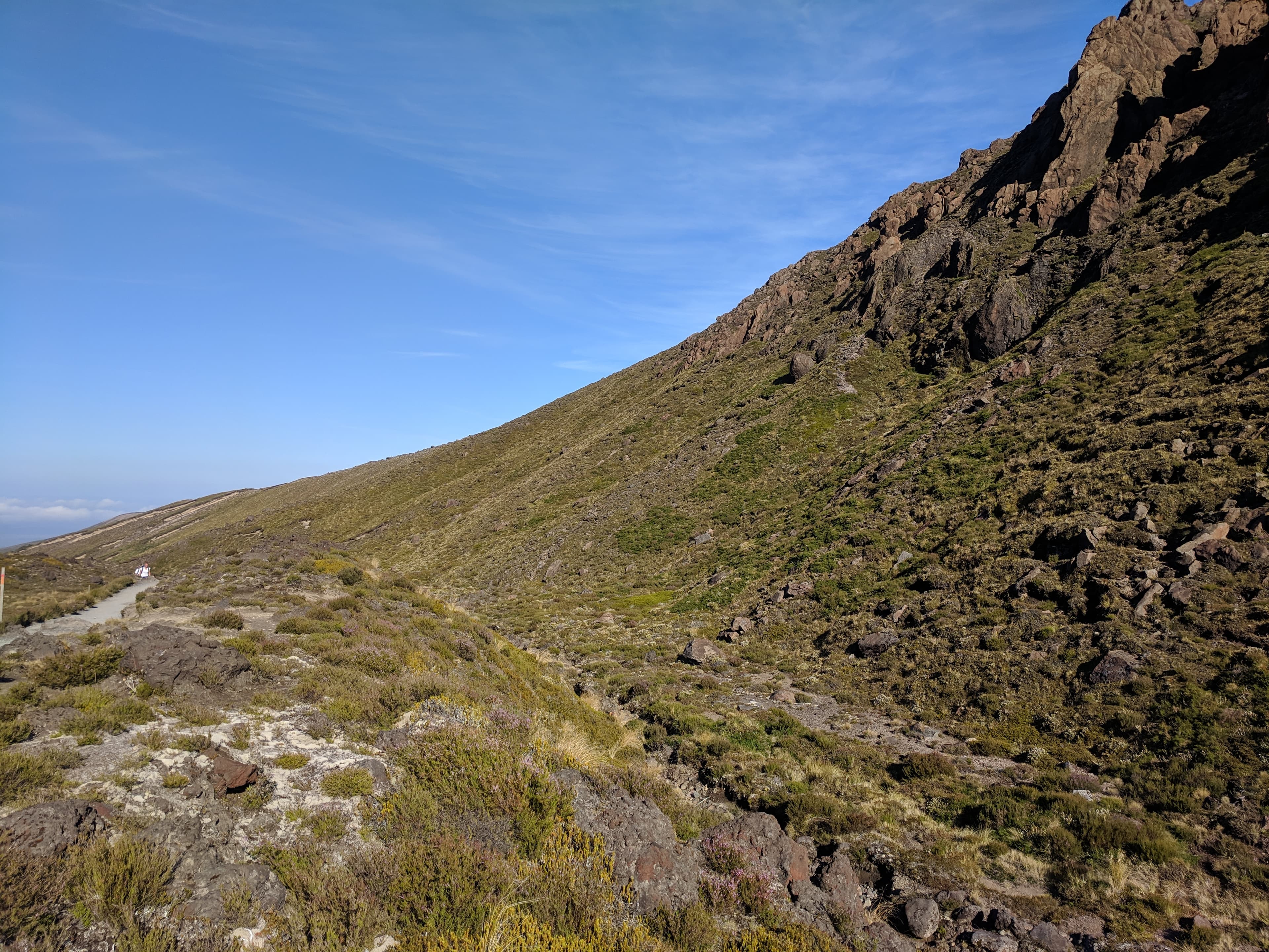 Plains leading up to the mountain