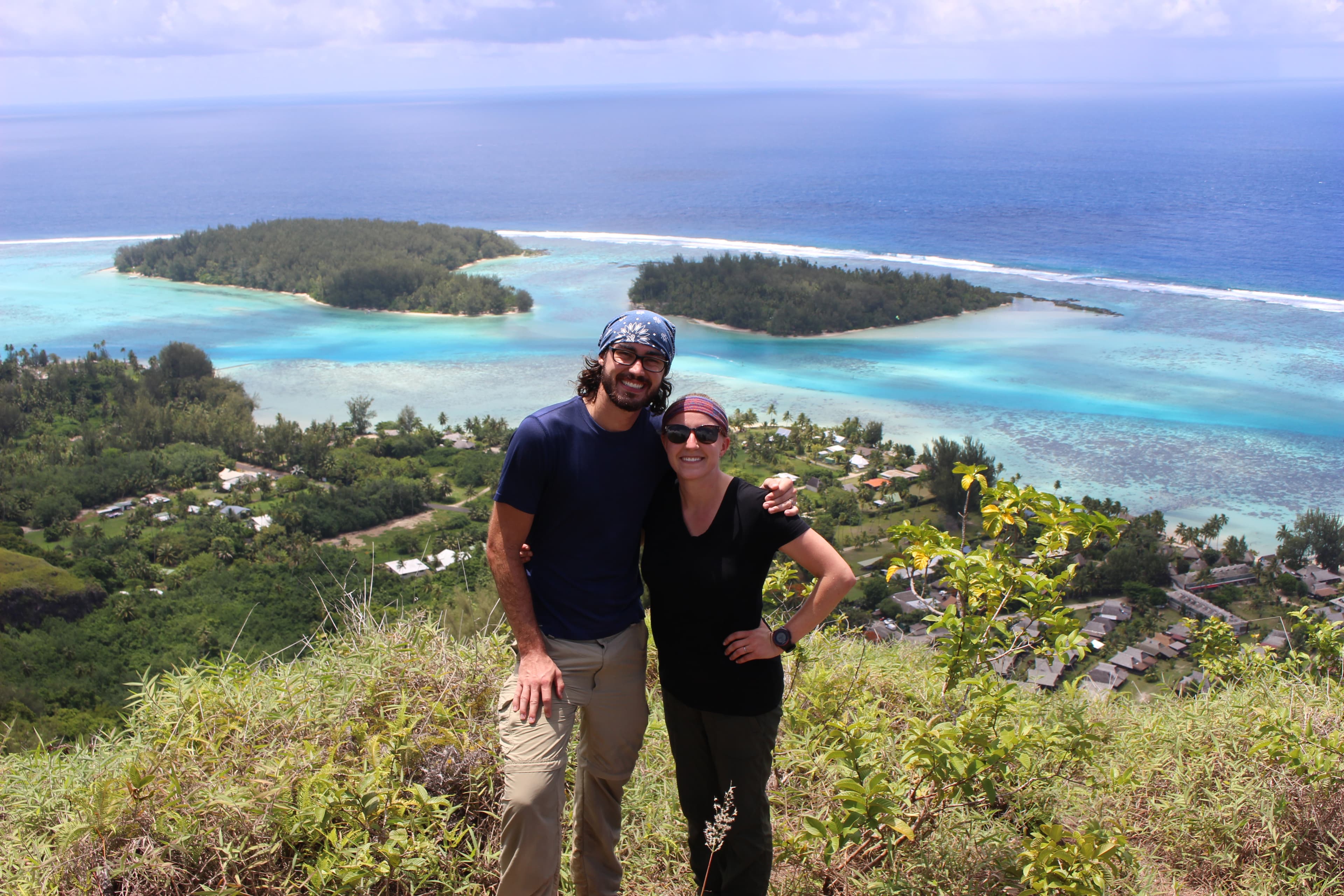 Gerrod and Lauren at the hidden Beautiful Viewpoint