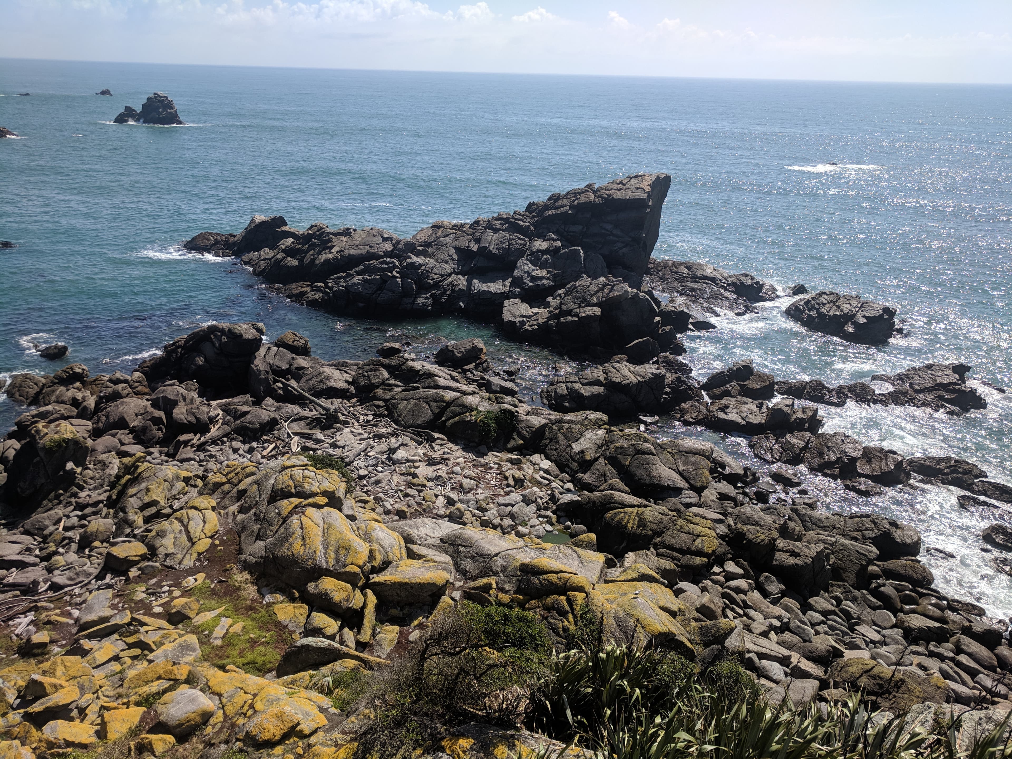 Crazy rock formation at Cape Foulwind