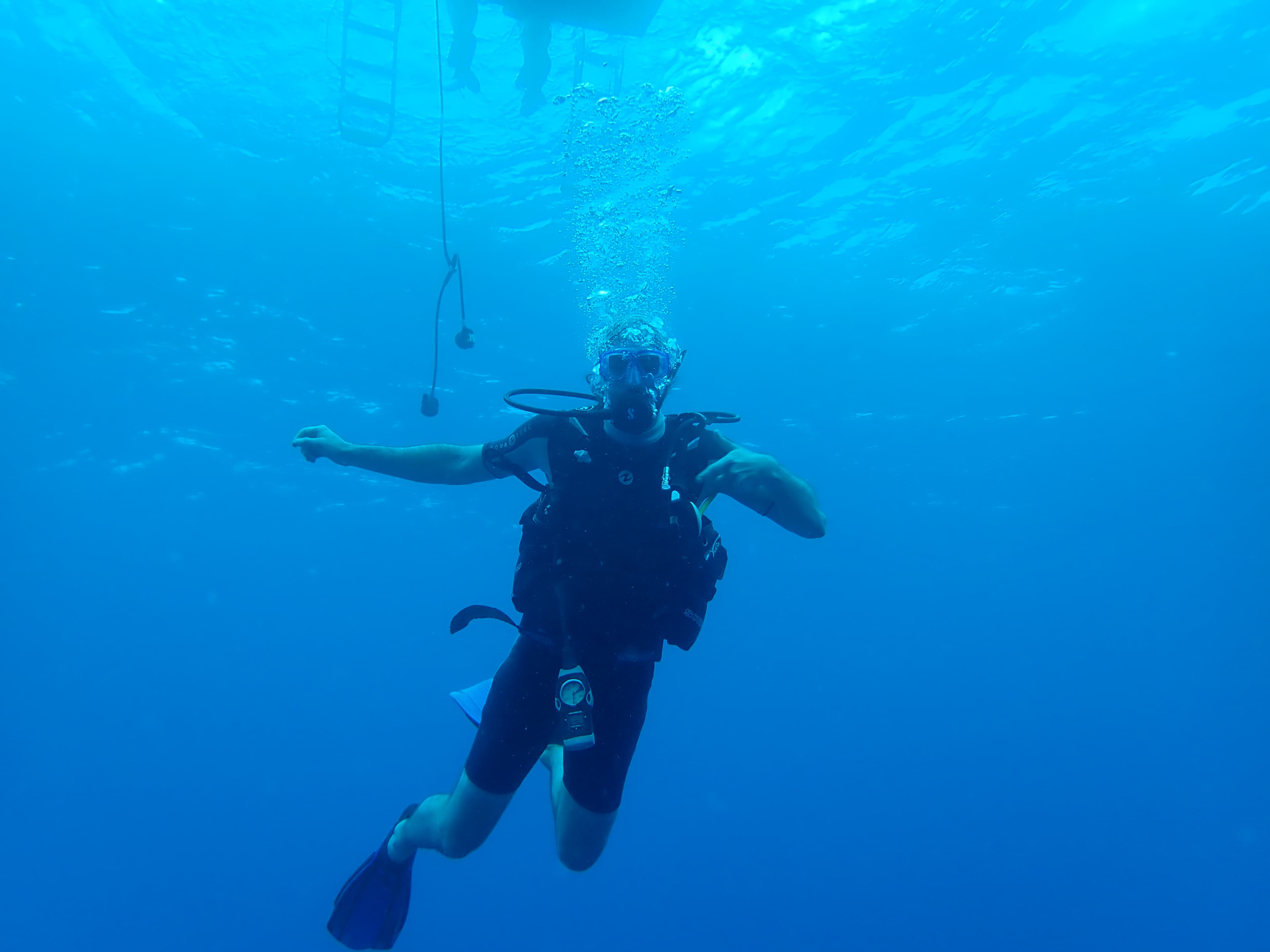 Gerrod descending the depths