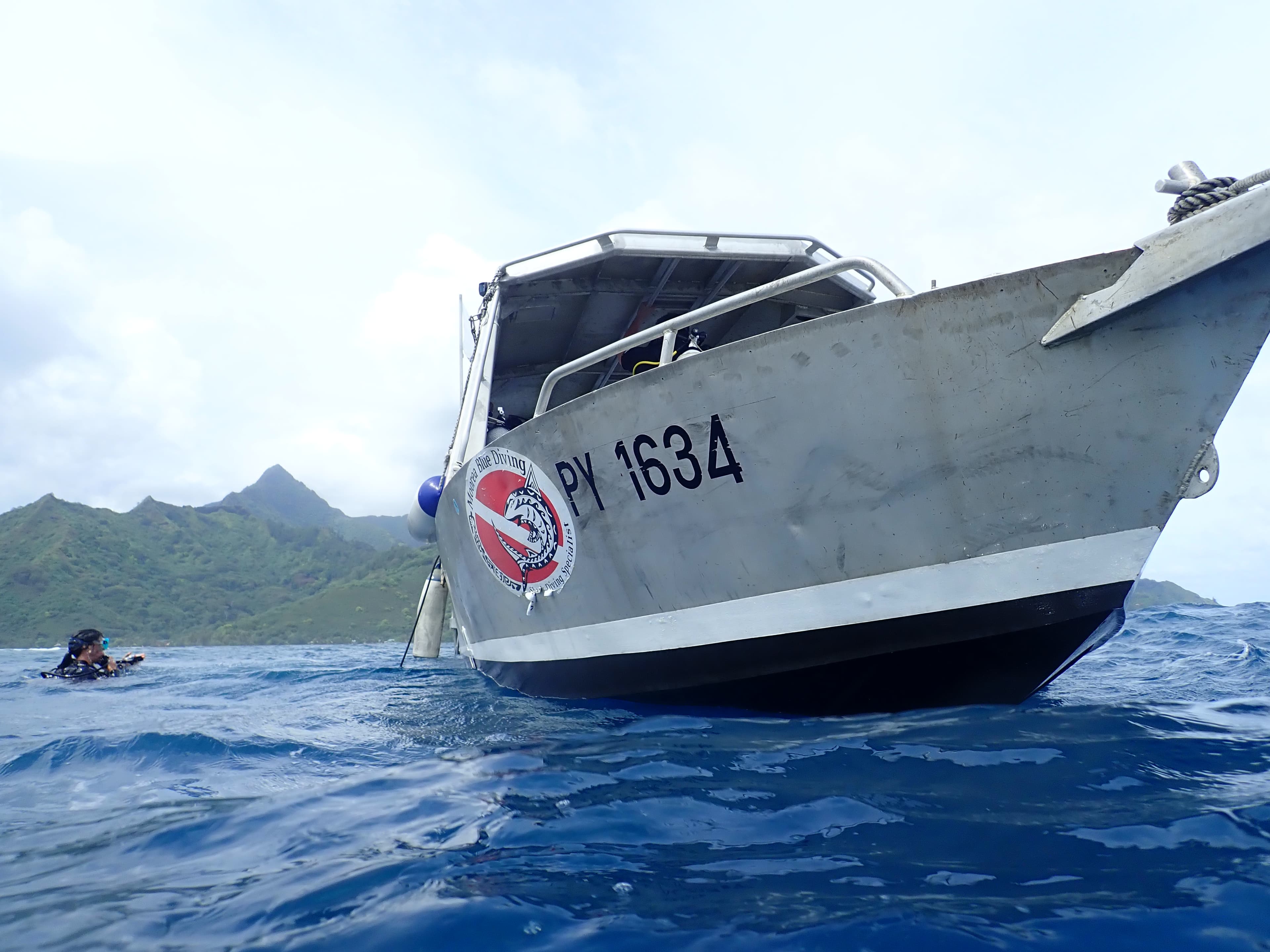 Our trusty dive ship