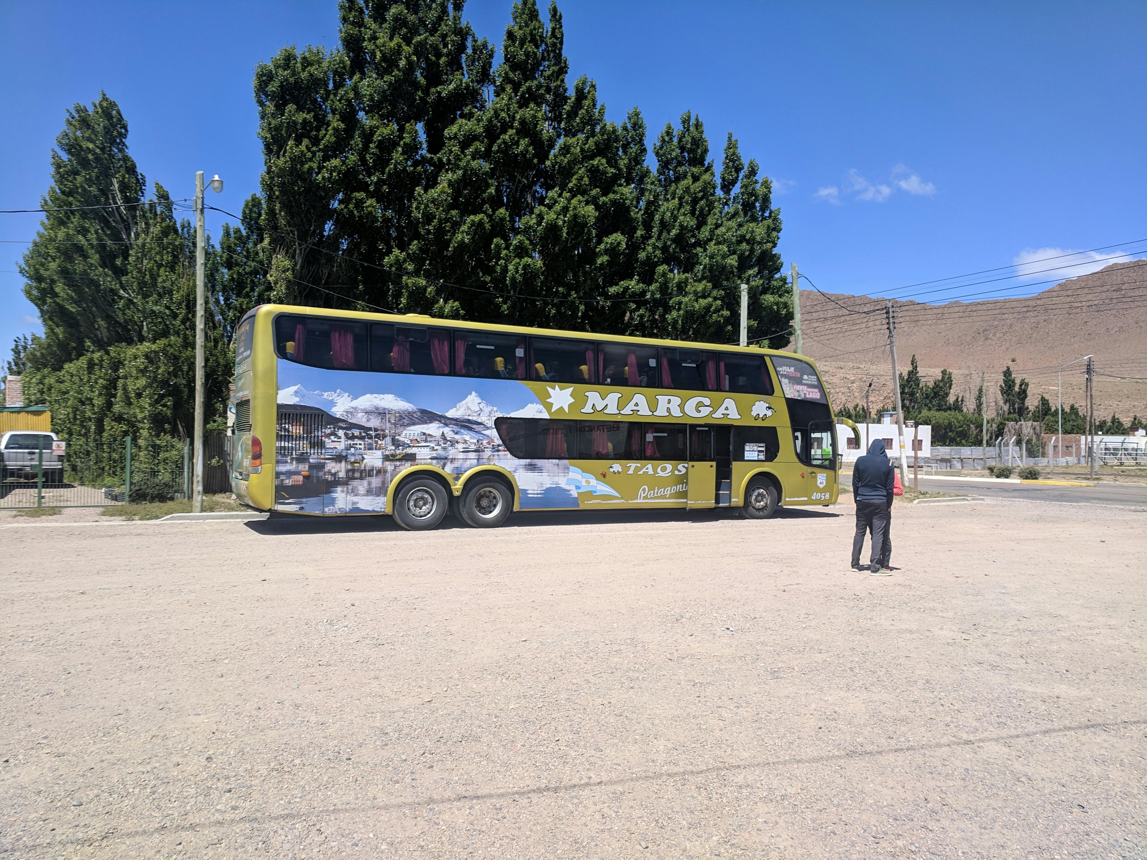 The bus to El Chaltén