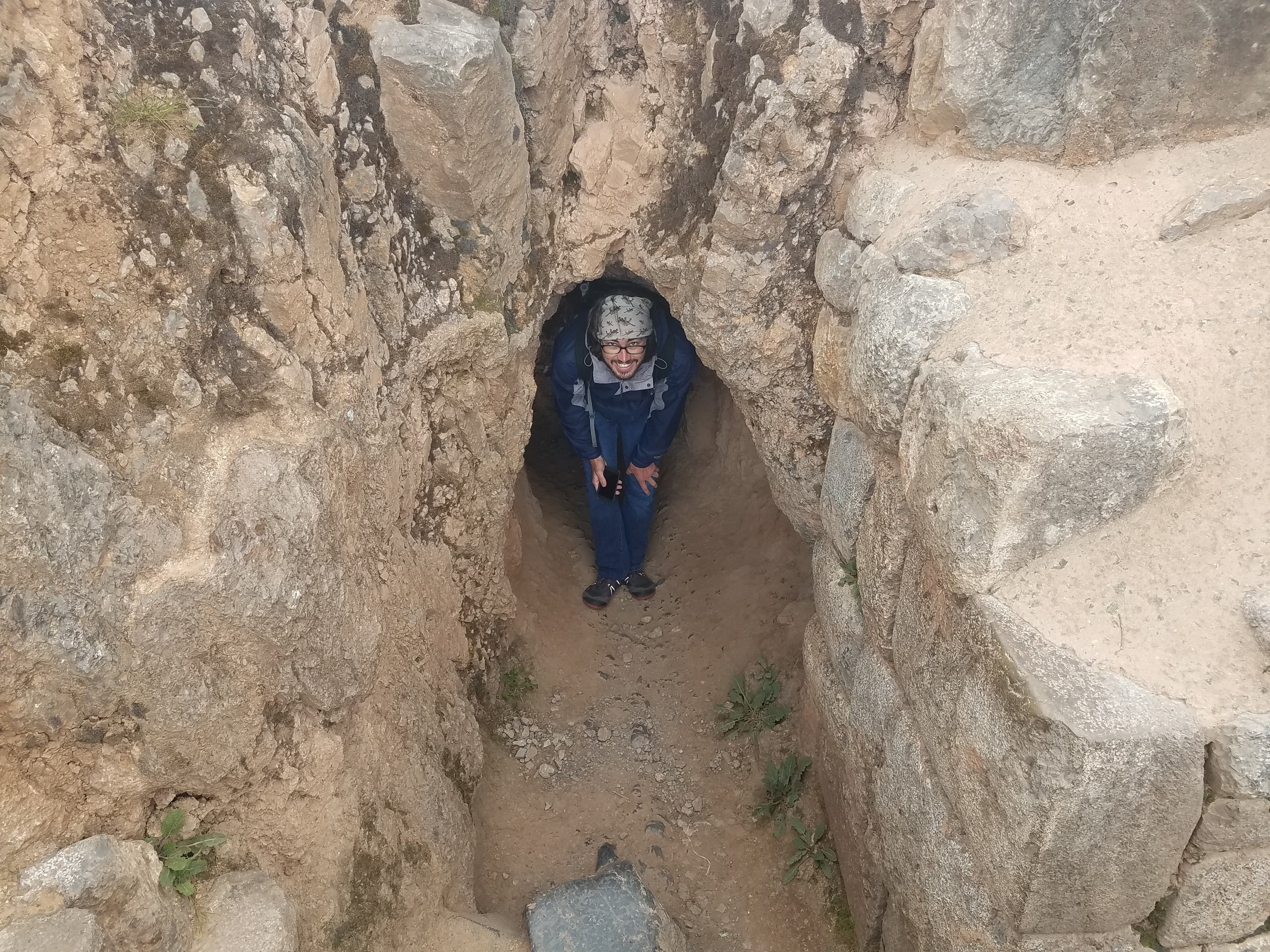 Gerrod in the pee smelling cave