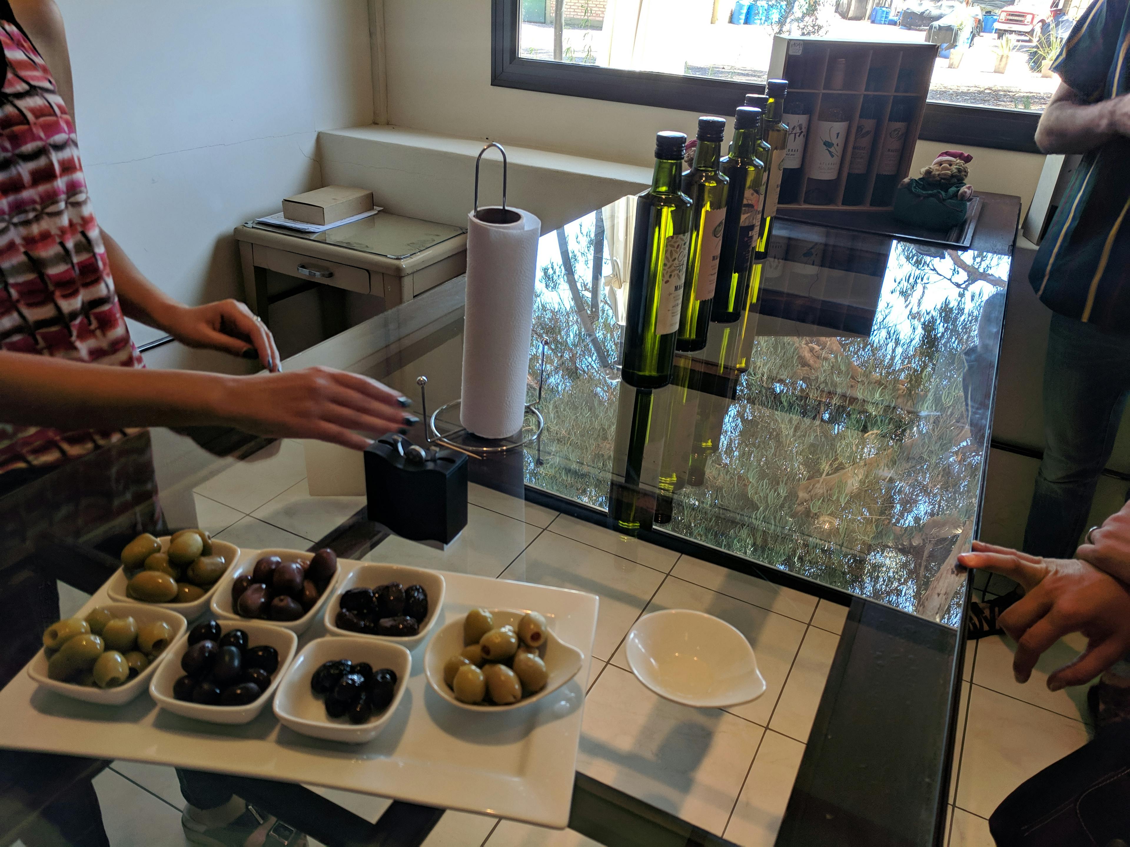 Olive and Olive Oil tasting at Maguay Oliveria