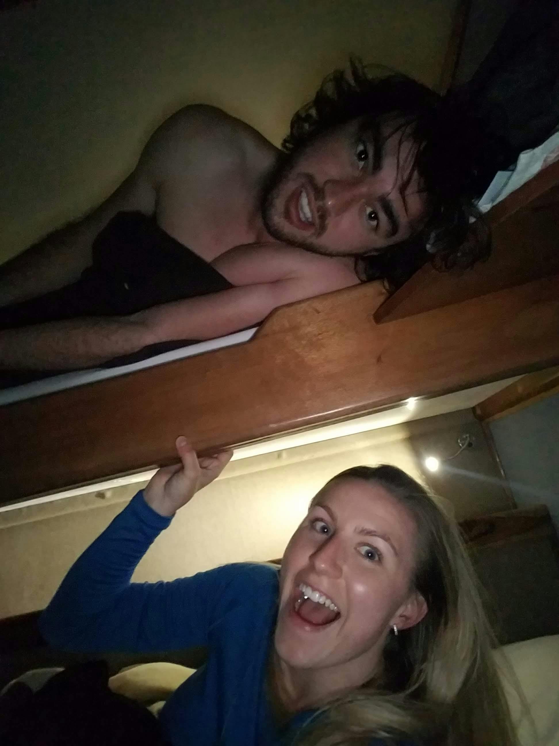 Bunks on the boat