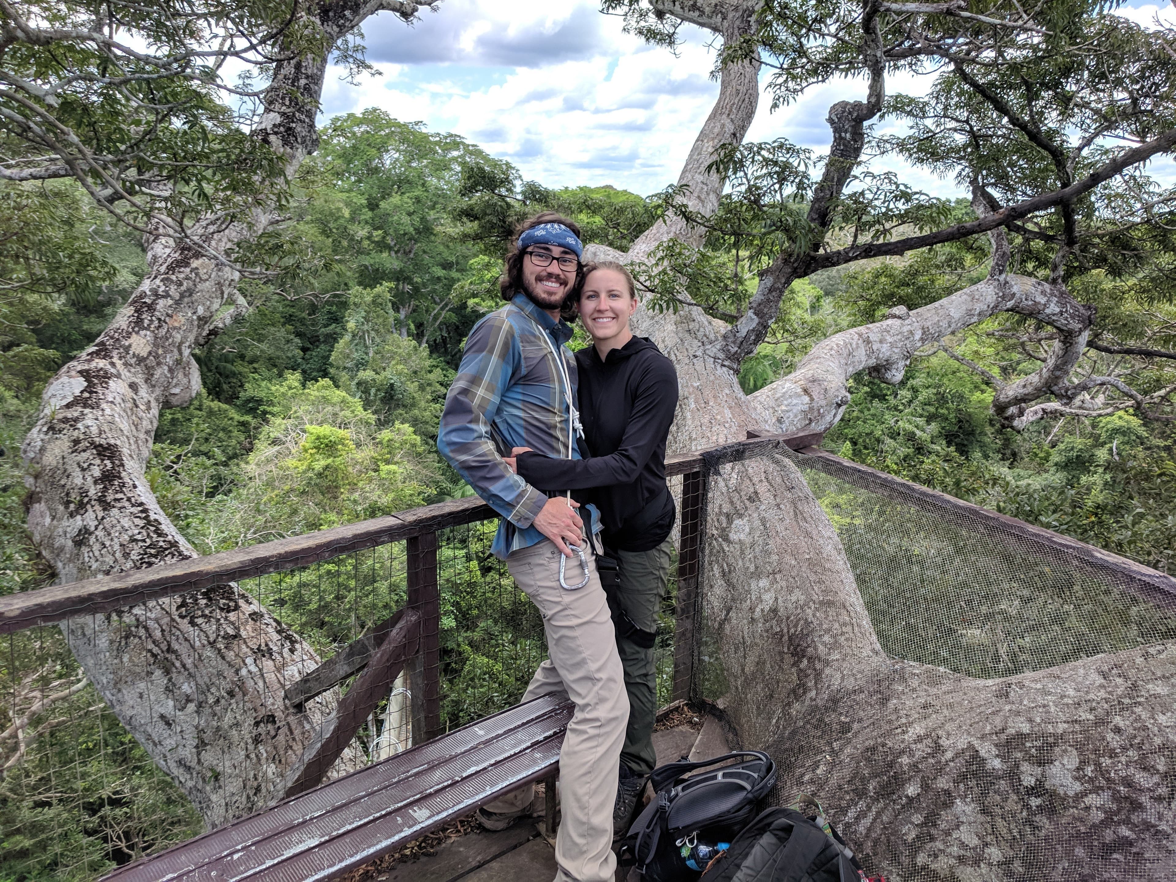 In the canopy of a Kapok Tree