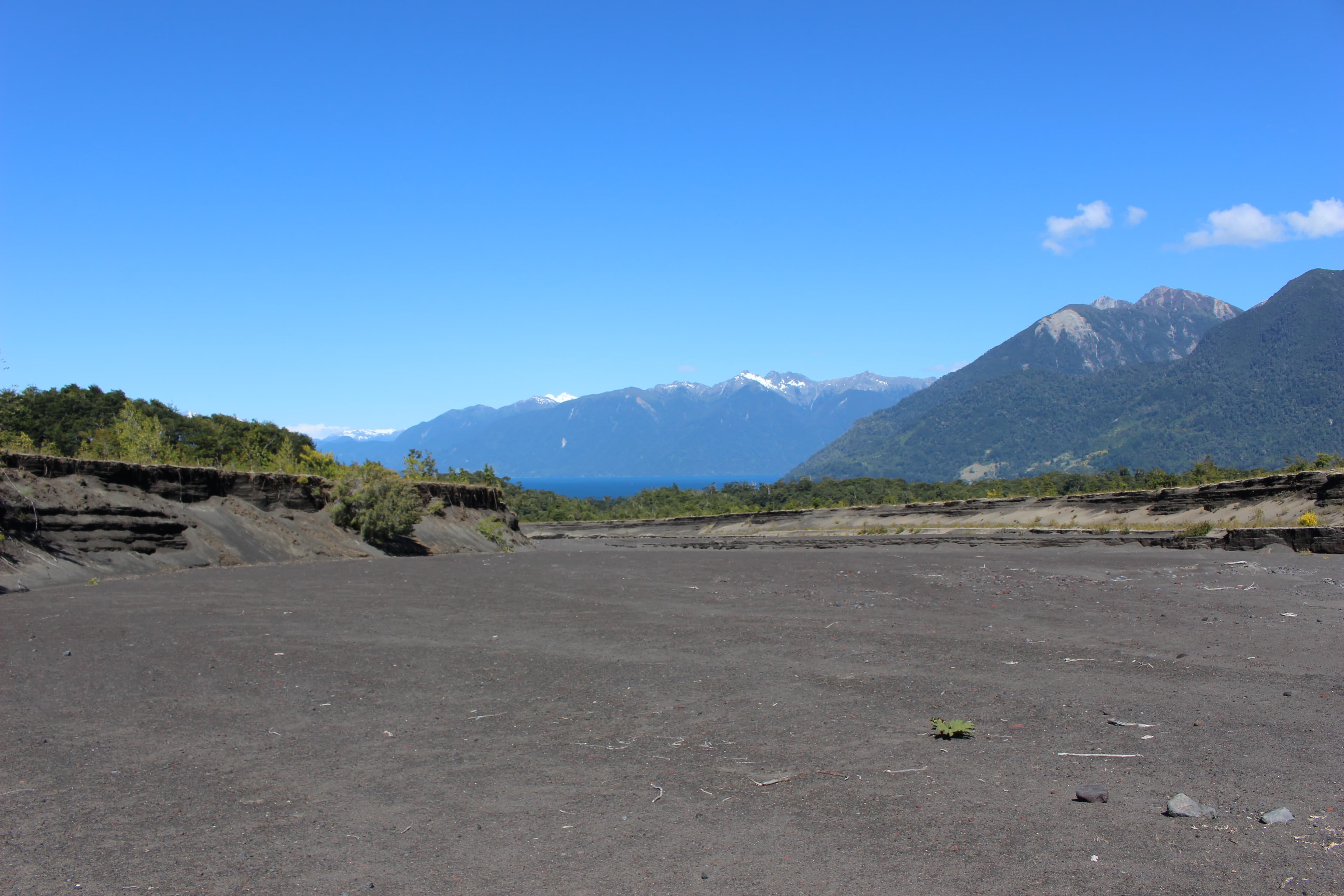 Volcanic flurry at Volcán Osorno