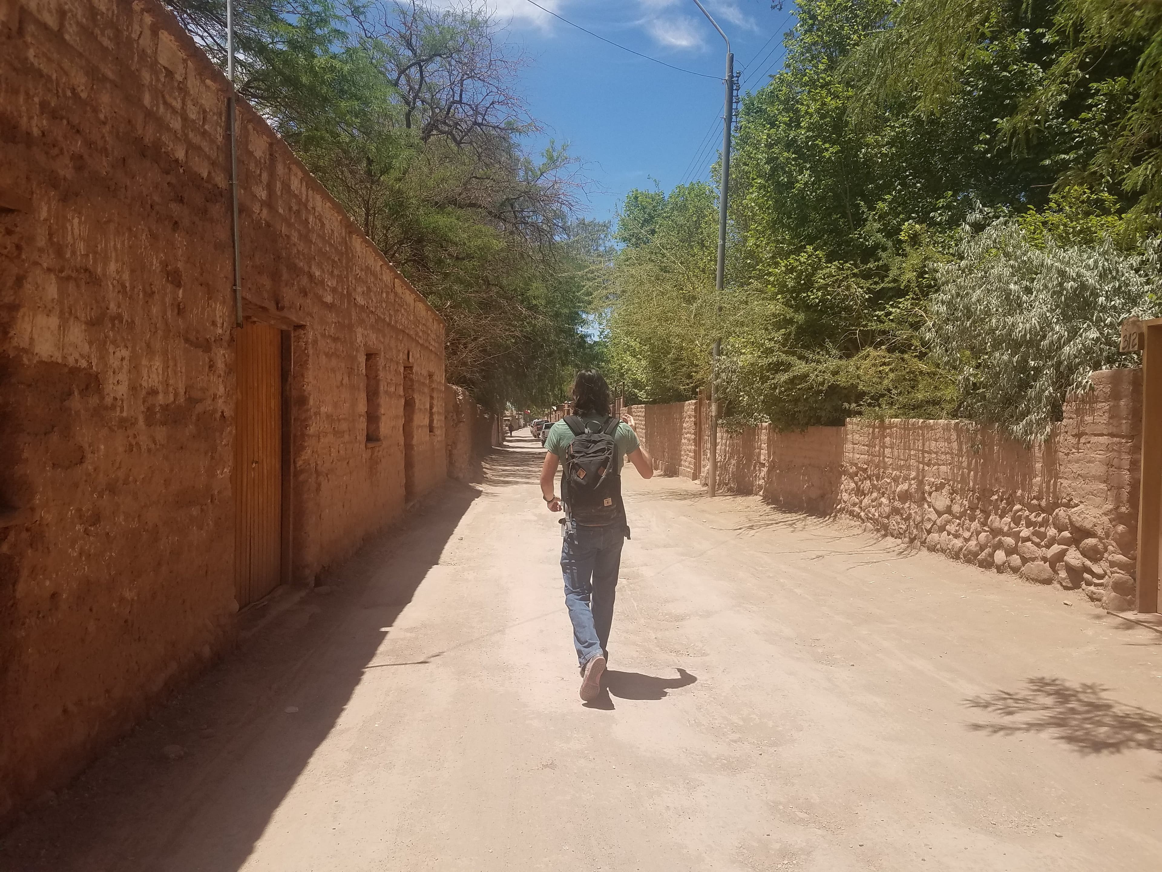 Walking through San Pedro de Atacama