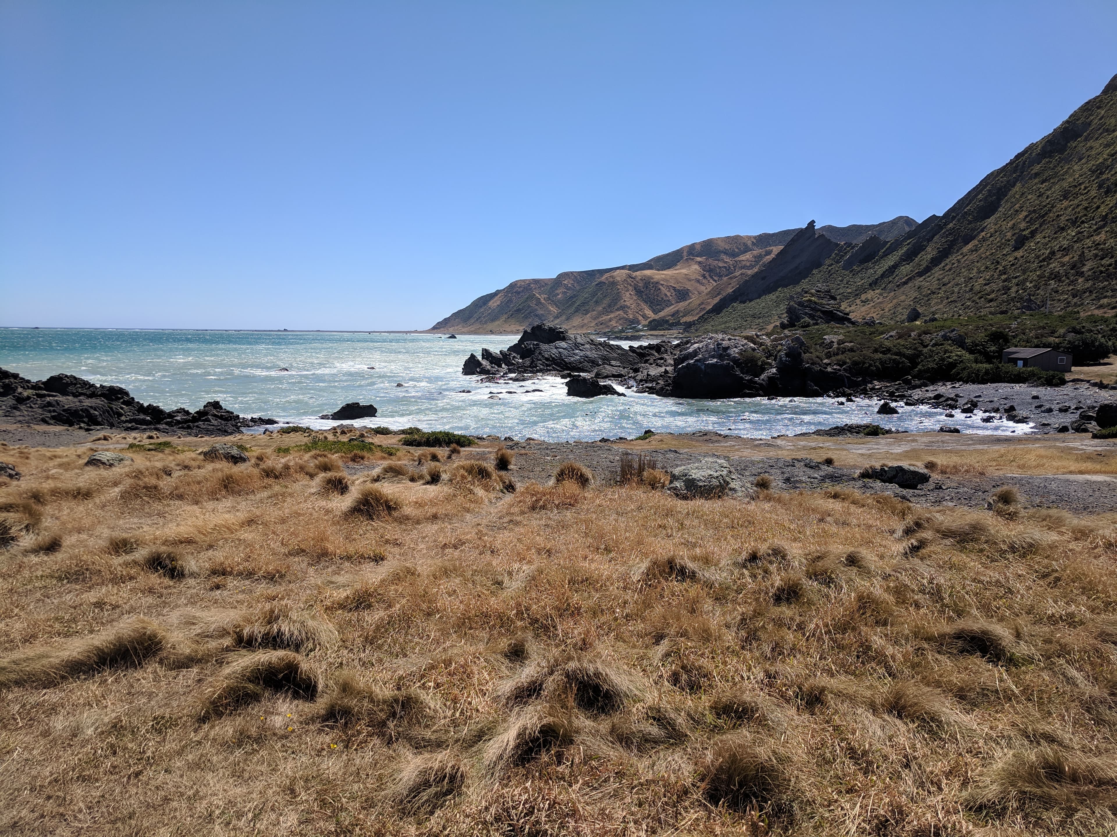 A view of Cape Palliser A view of Cape Palliser